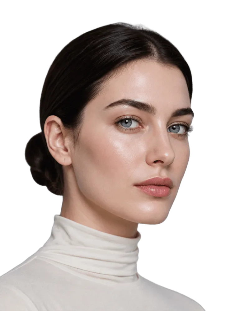 Simulated result after applying the Diamond nose style