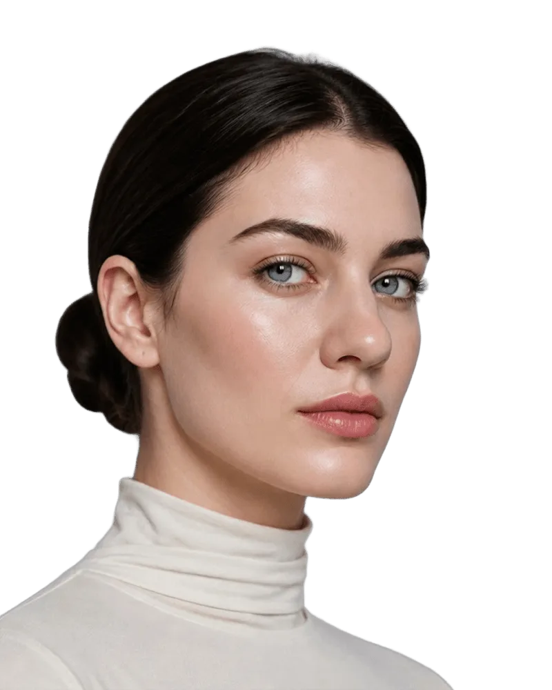 Original nose before the Diamond nose style simulation