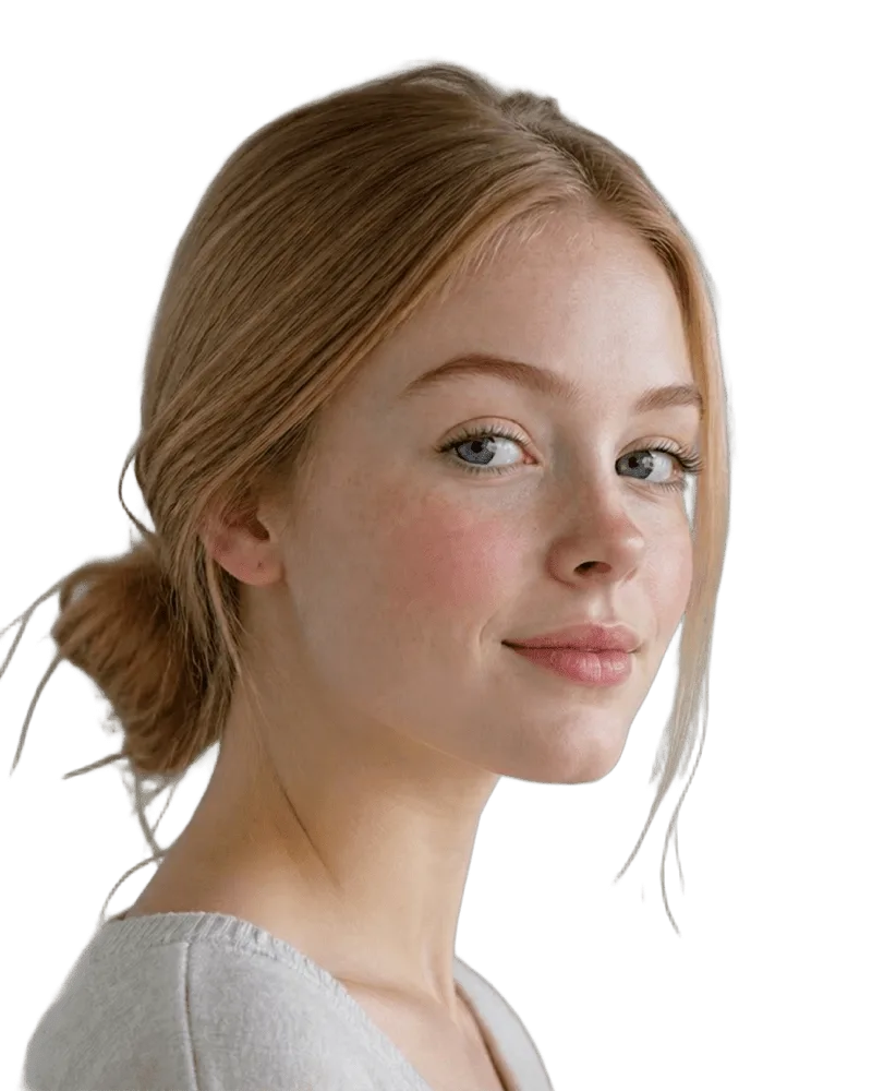 Simulated result after applying the Pixie nose style